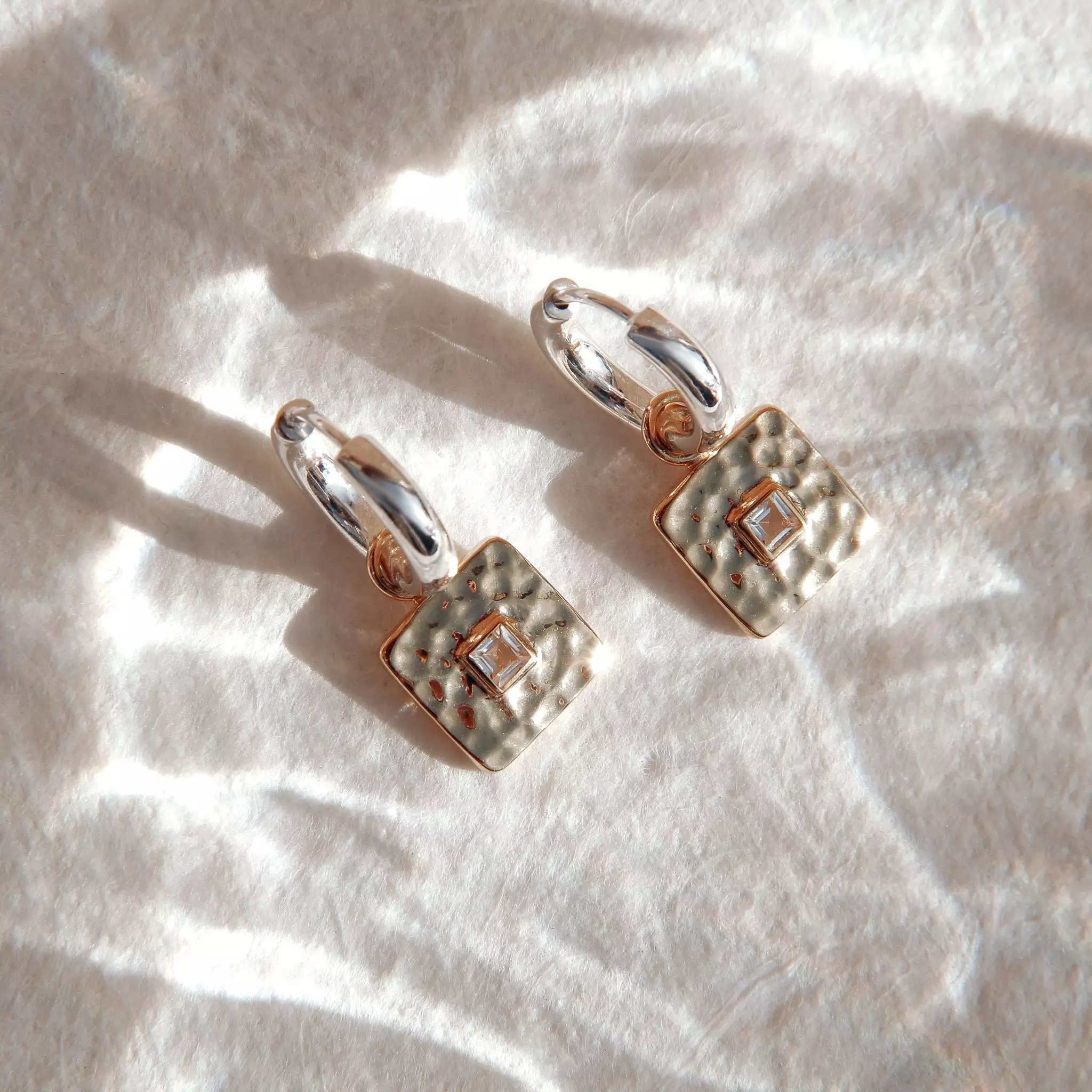 A Najo Tribute Clear Topaz Earrings