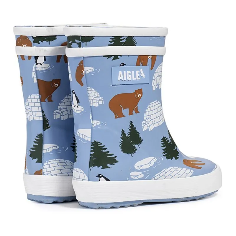 Aigle  Baby Flac Fur Print - Stivali da pioggia - Bambino