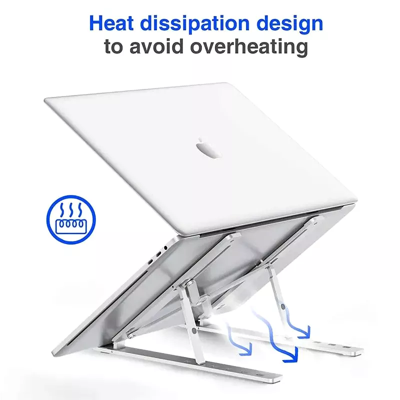 Aluminium Laptop Stand - Silver