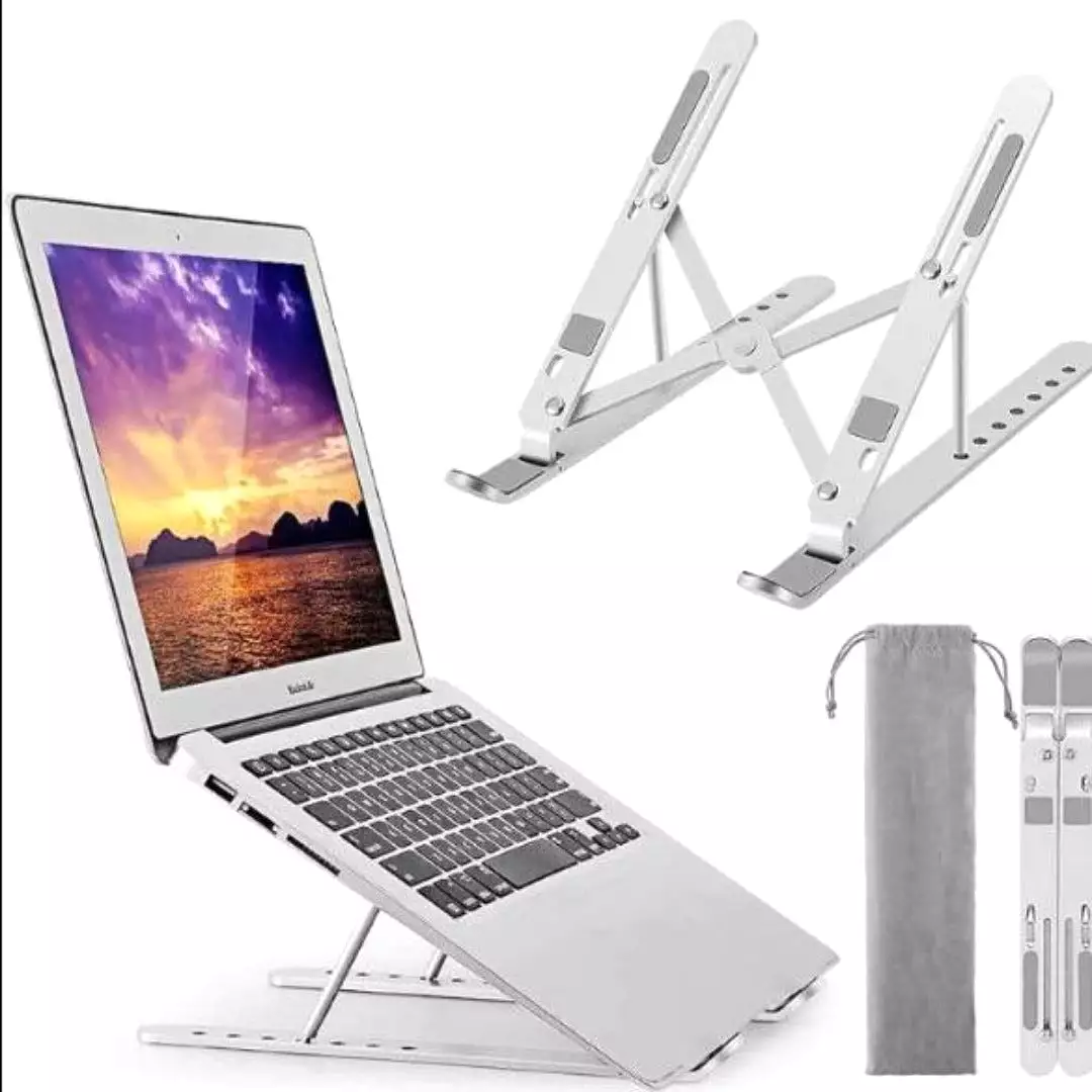 Aluminium Laptop Stand - Silver