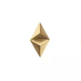 Billy Earring, Matte Gold