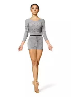 Bloch V-Neck Diamond 3/4 Sleeve Sweater - Z3106