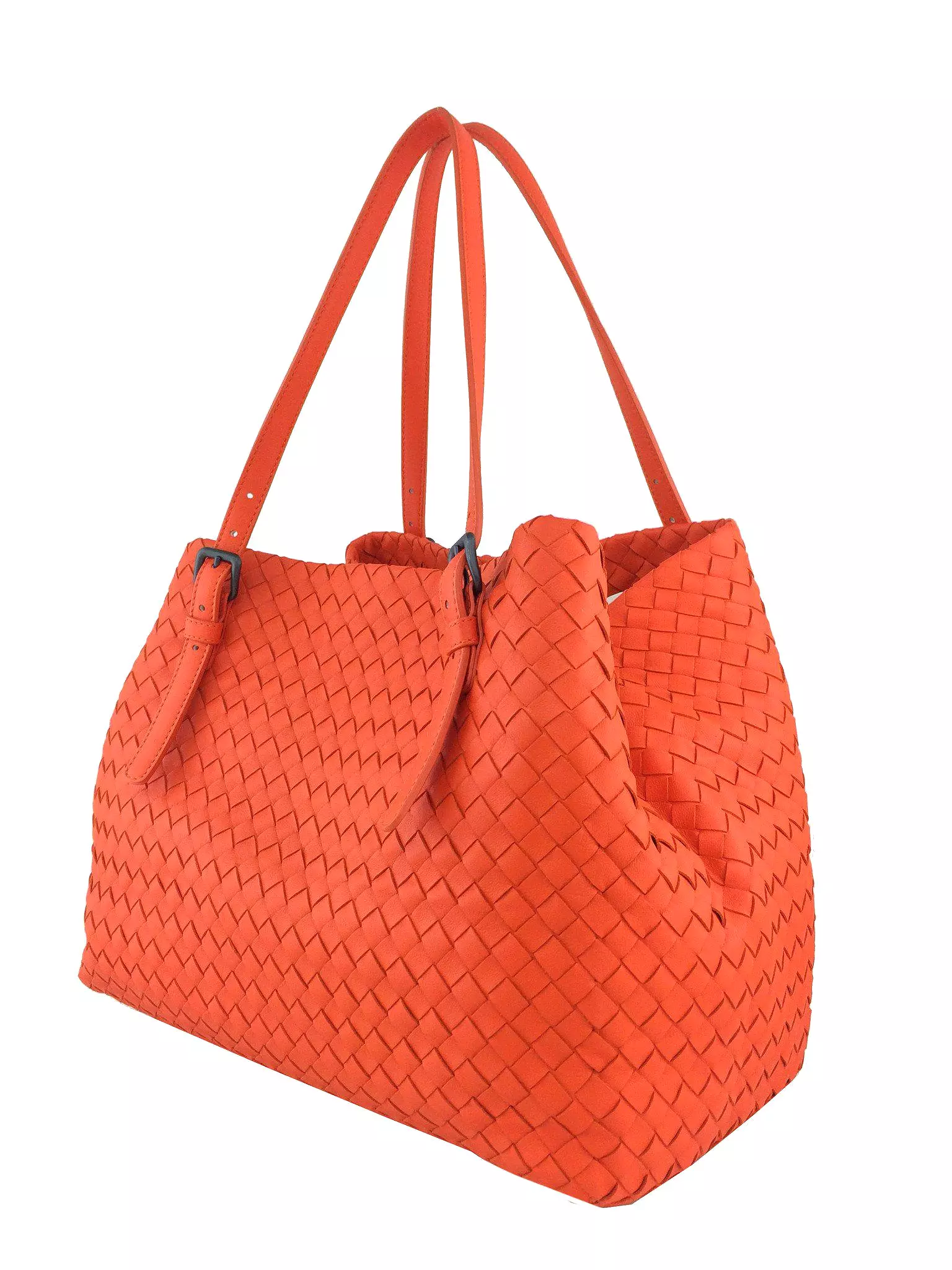 Bottega Veneta Intrecciato Medium A-Shaped Woven Tote Bag