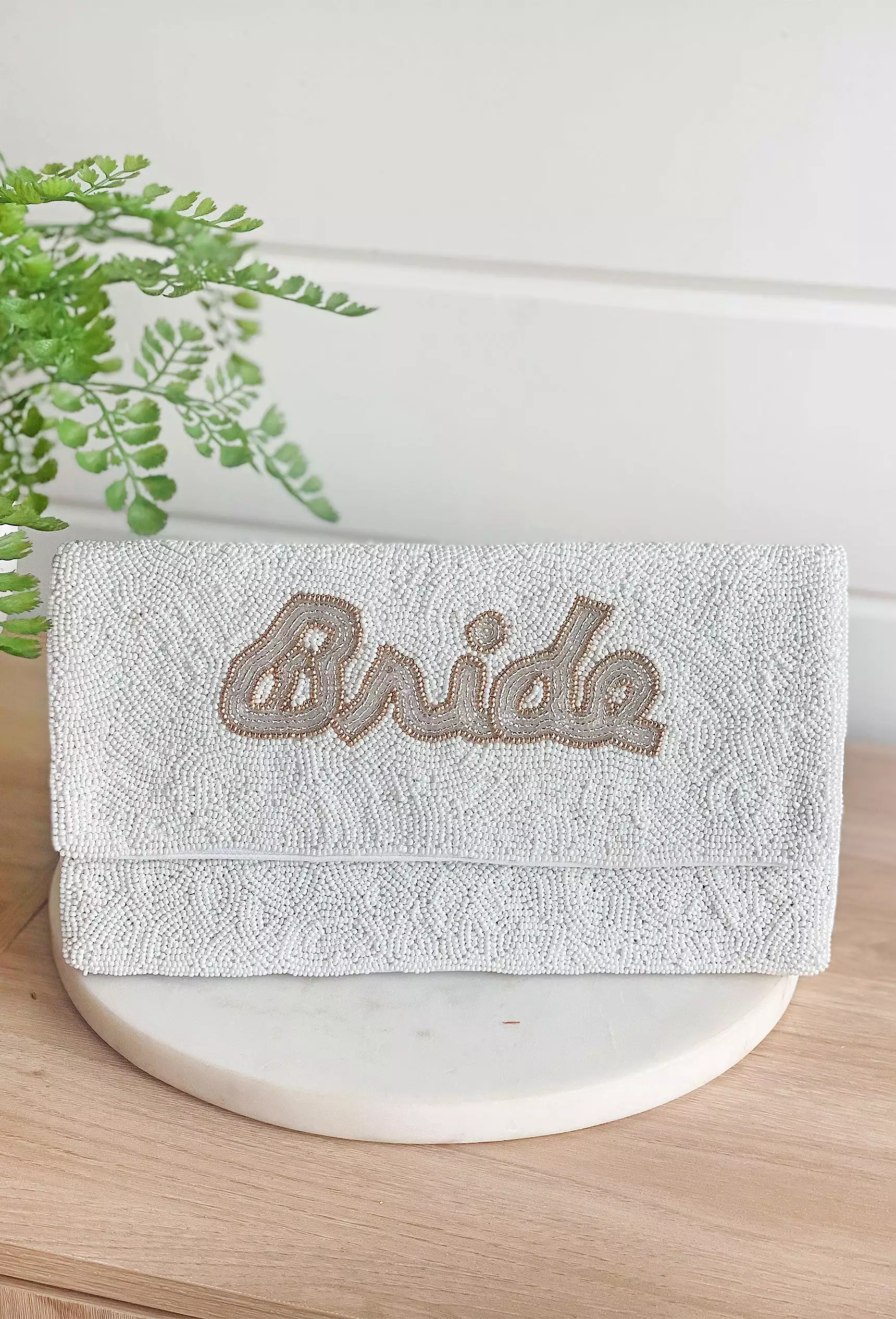 Bride Beaded Clutch