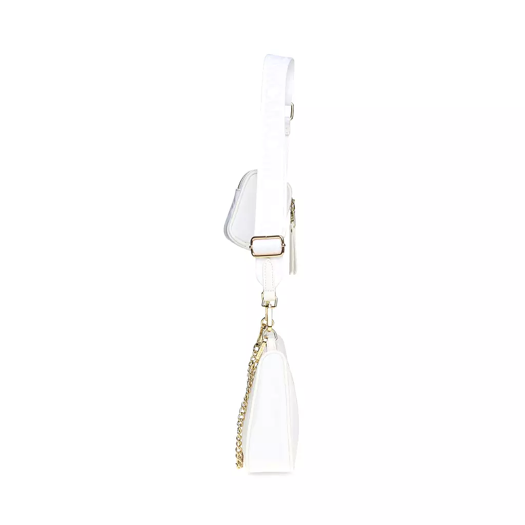 Bvital-T Crossbody bag WHITE/GOLD