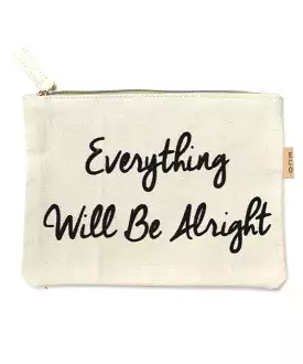 Canvas Pouch - Everything Will Be Alright