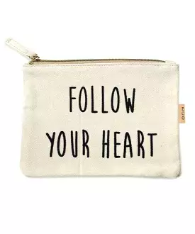 Canvas Pouch - Follow Your Heart