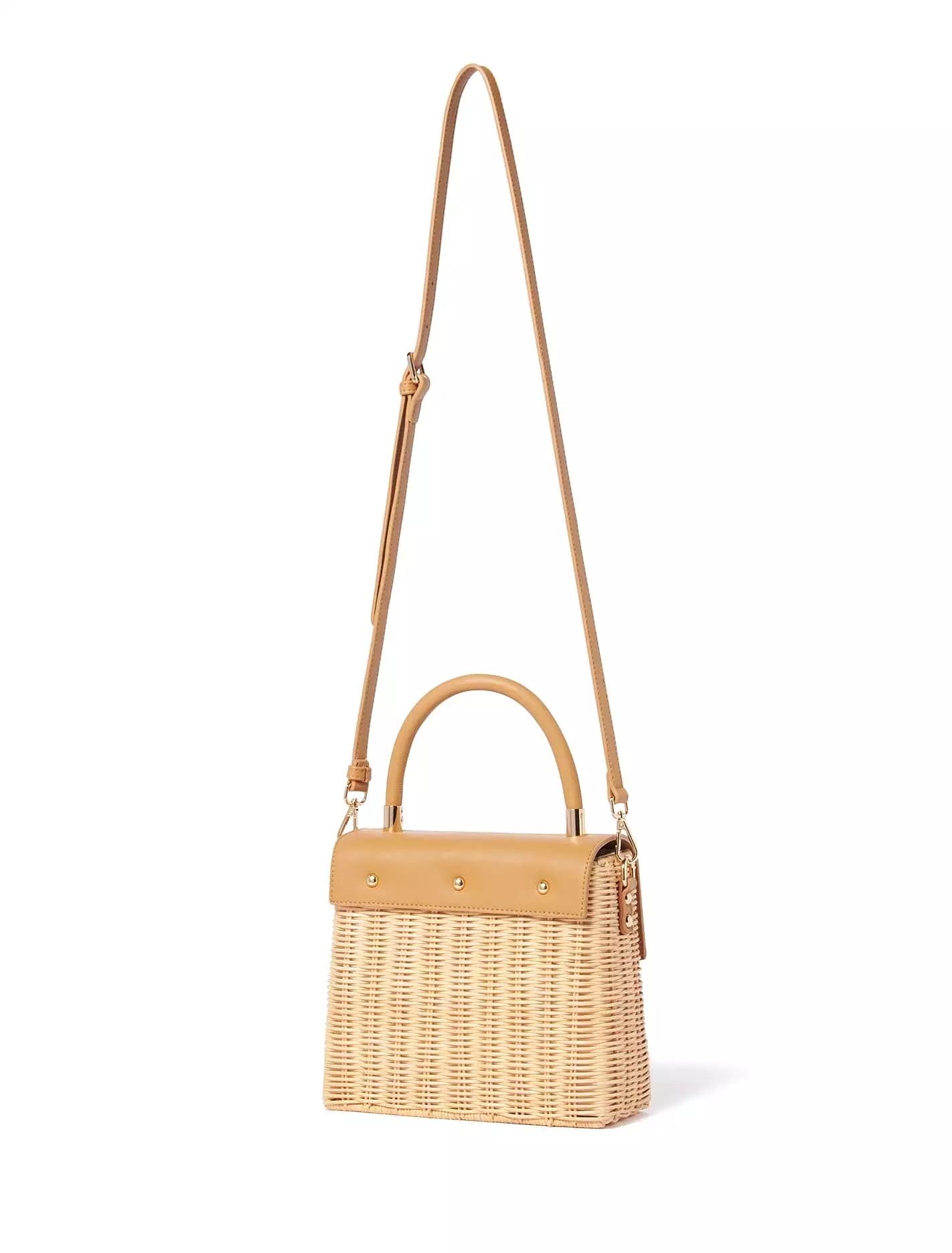 Claire Medium Lock Basket Bag