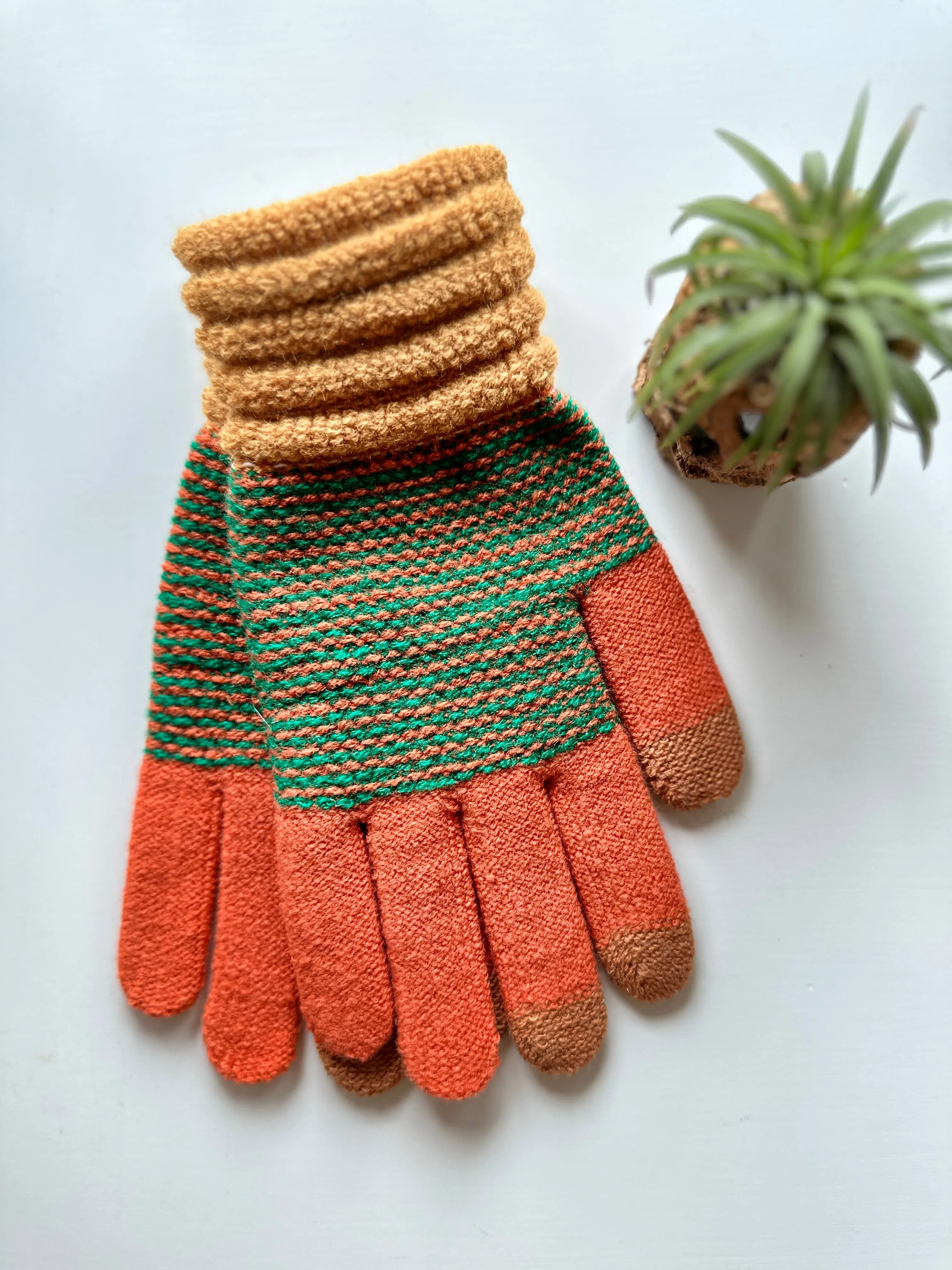 Colorful Multi Color Smart Touch Gloves