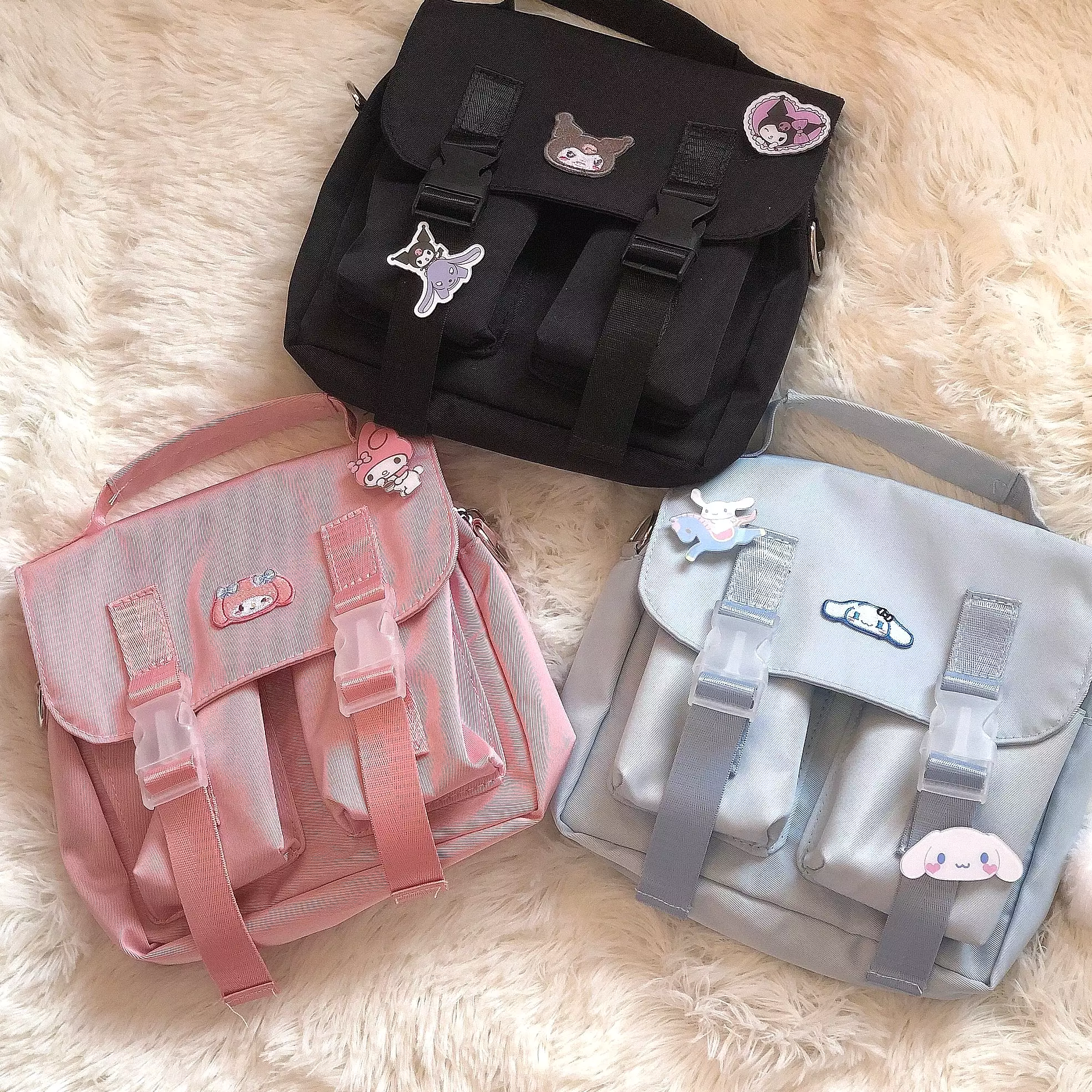 CUTE SANRIO PREPPY STYLE SOFTGIRL BAG BY70007