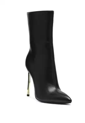 FG LONDON RAG OVER THE ANKLE STILETTO BOOT