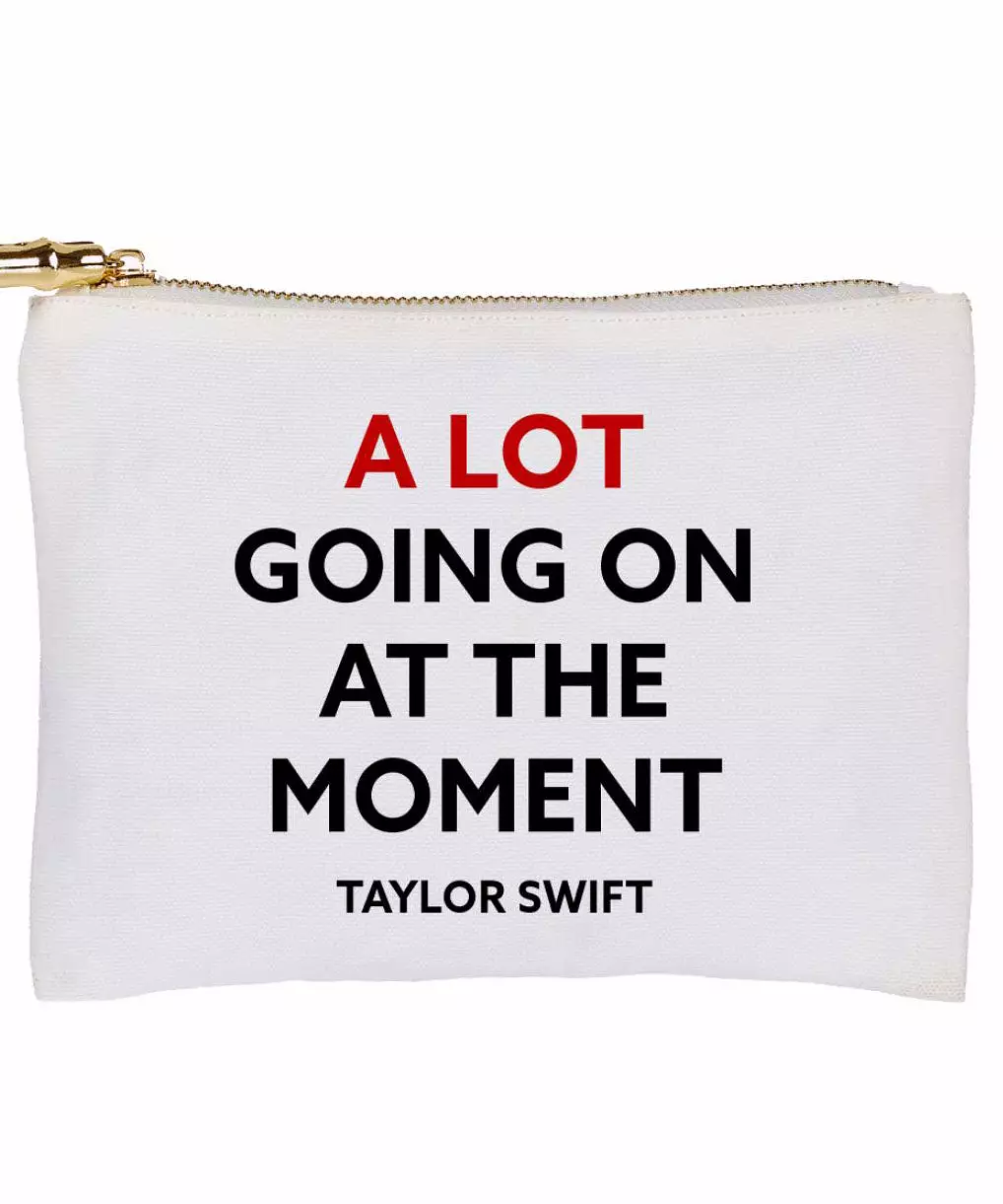 Flat Zip Bag - A Lot Going On, Taylor Swift