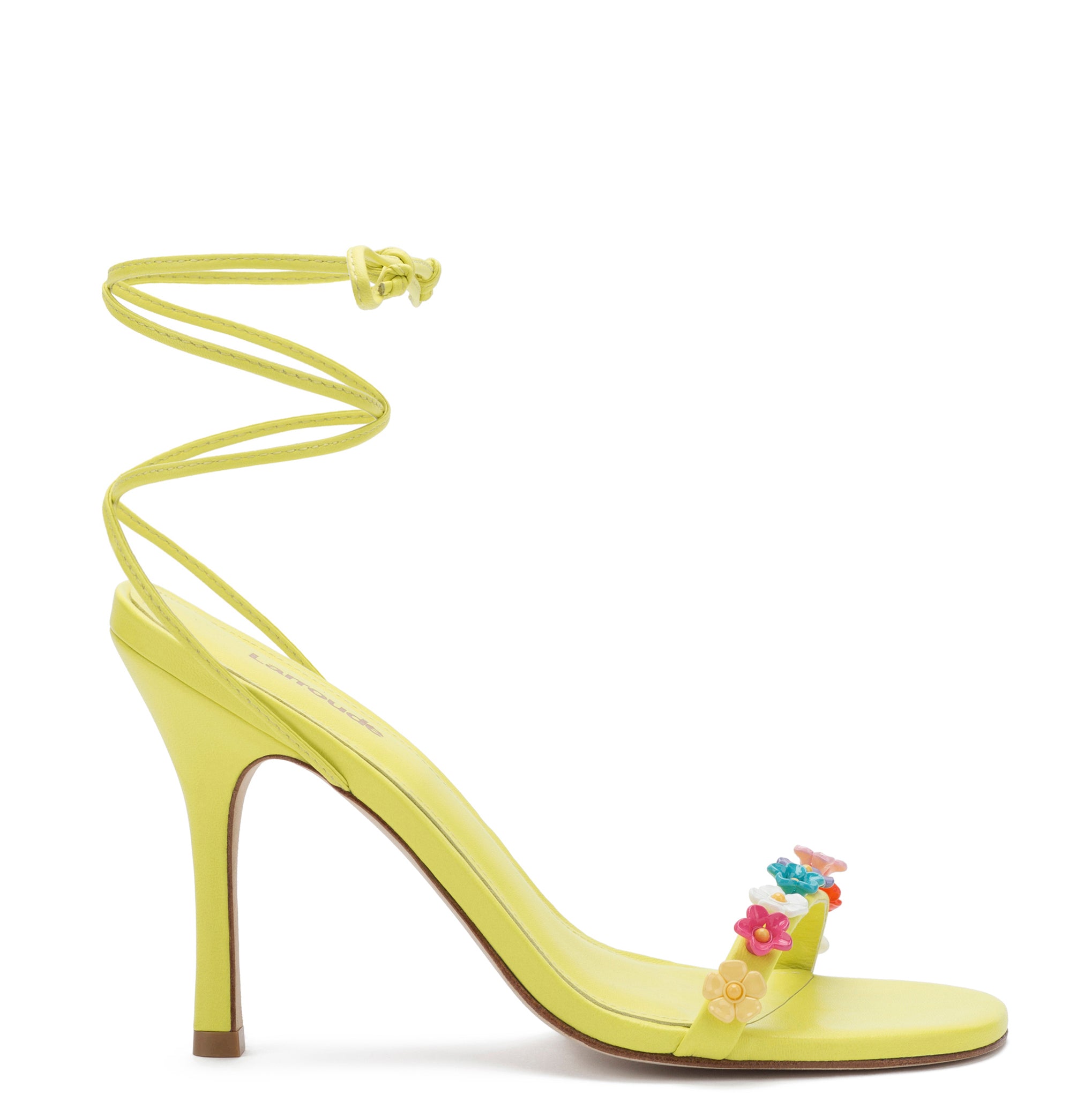 Goldie Sandal In Lemon Leather