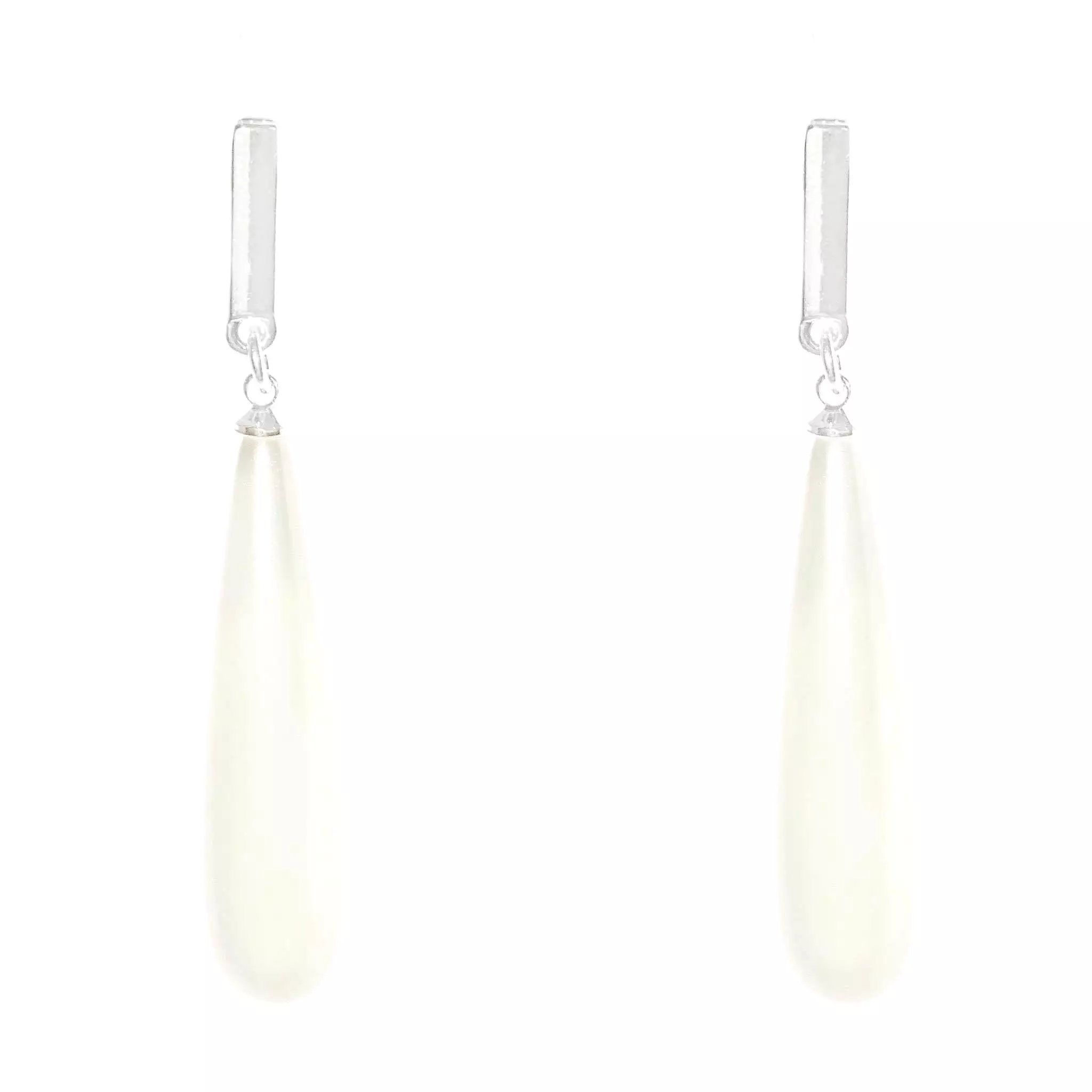 Infinity Pearl Drop Earrings