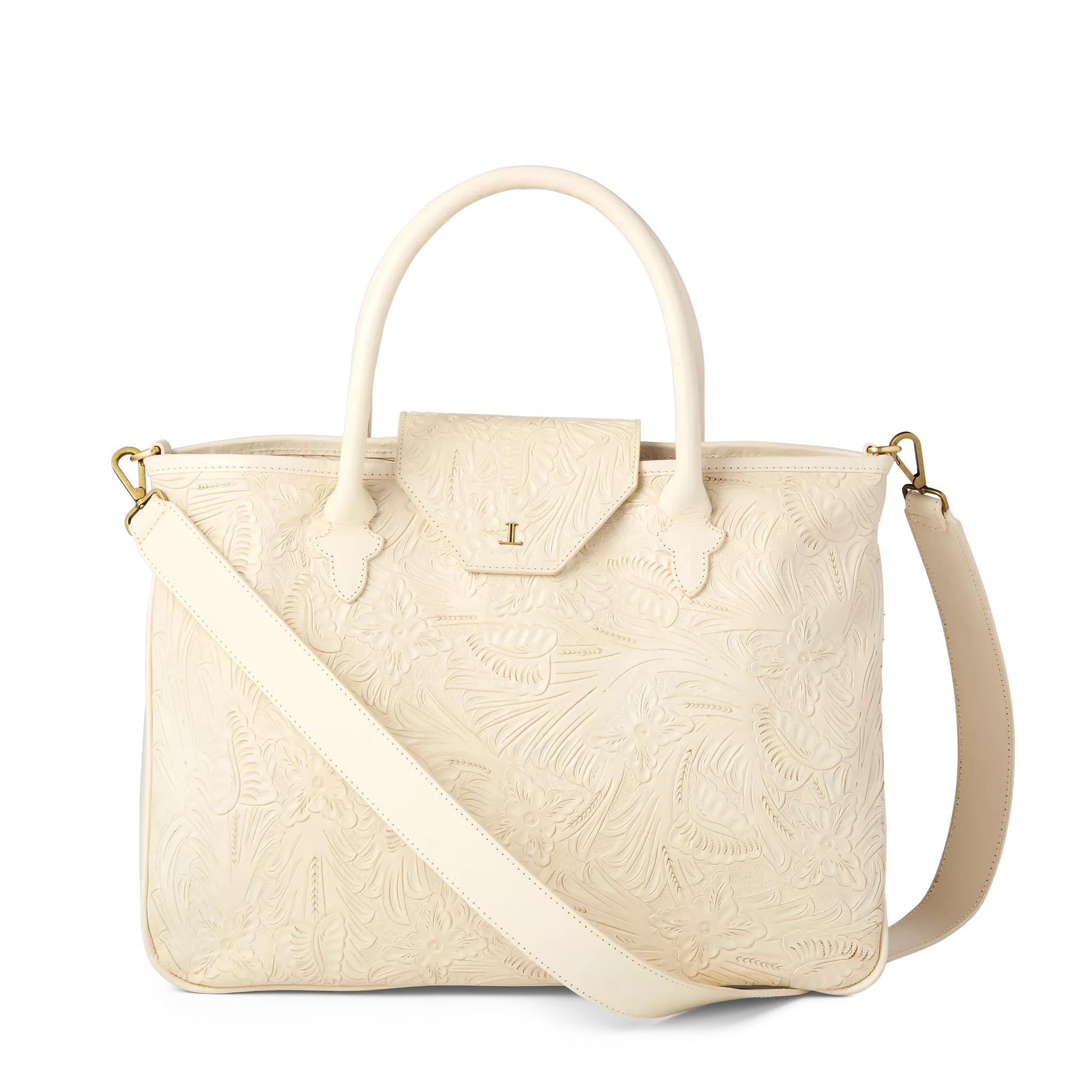 Intagliare Travel Tote :: Glitz Cream