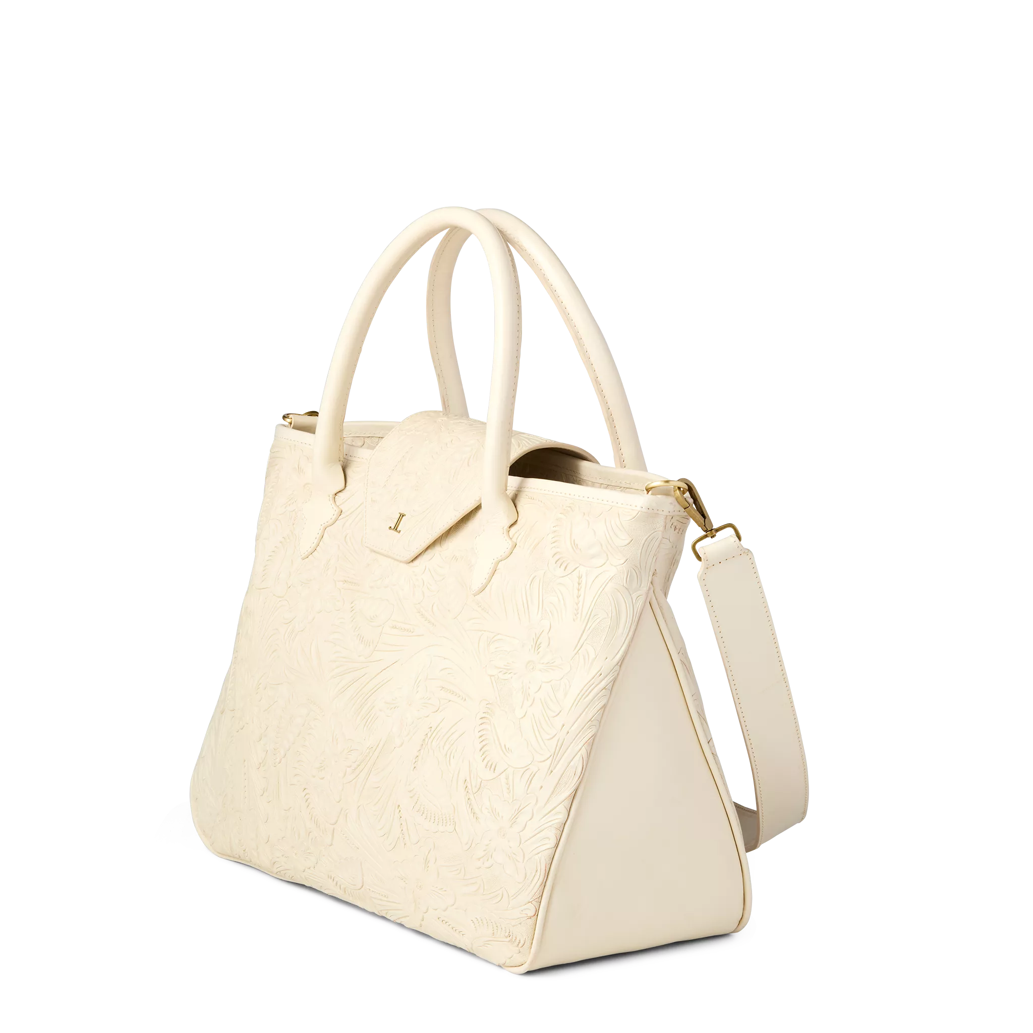 Intagliare Travel Tote :: Glitz Cream