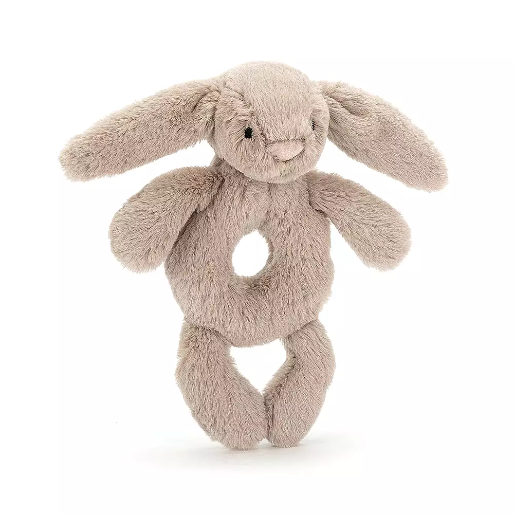 Jellycat Bashful Beige Bunny Graber Ring Rattle