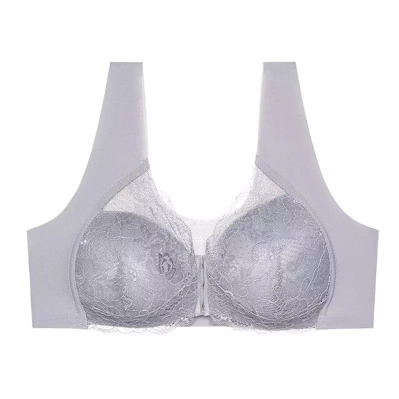 Lace Steel Ring Tube Top Bras