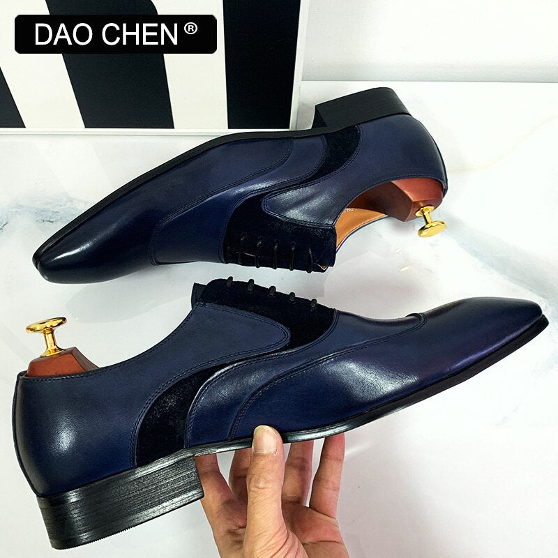 LACE UP MEN DRESS SHOES CLASSIC SHOE POINTED TOE OXFORD SHOES