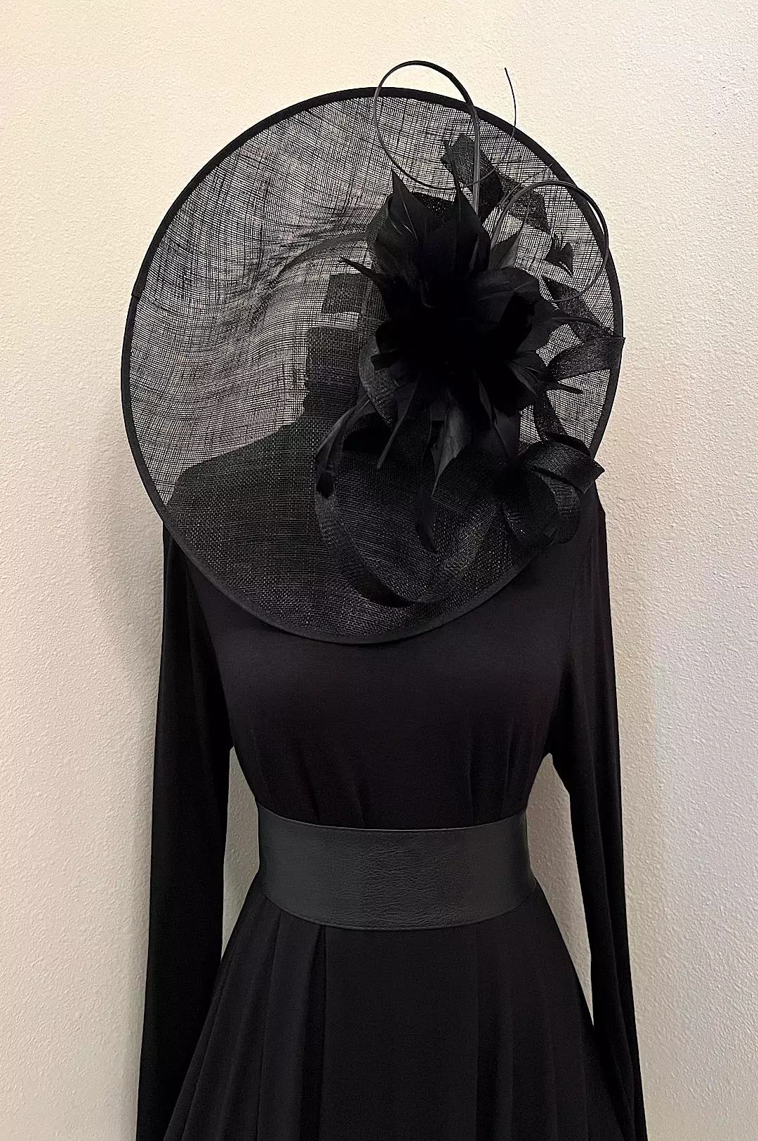 Lady Black Fascinator Hat