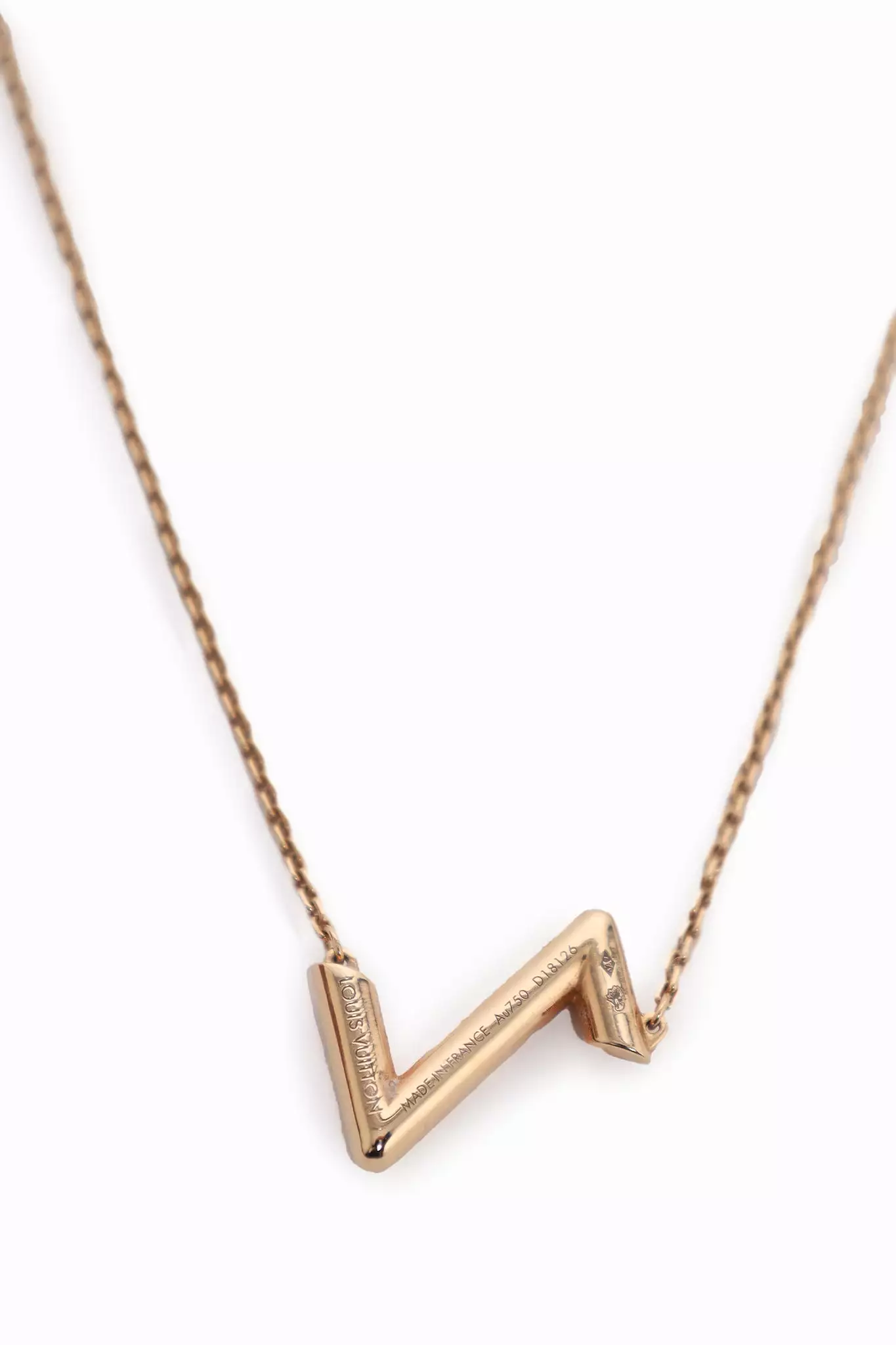 Louis Vuitton Gold Volt Necklace