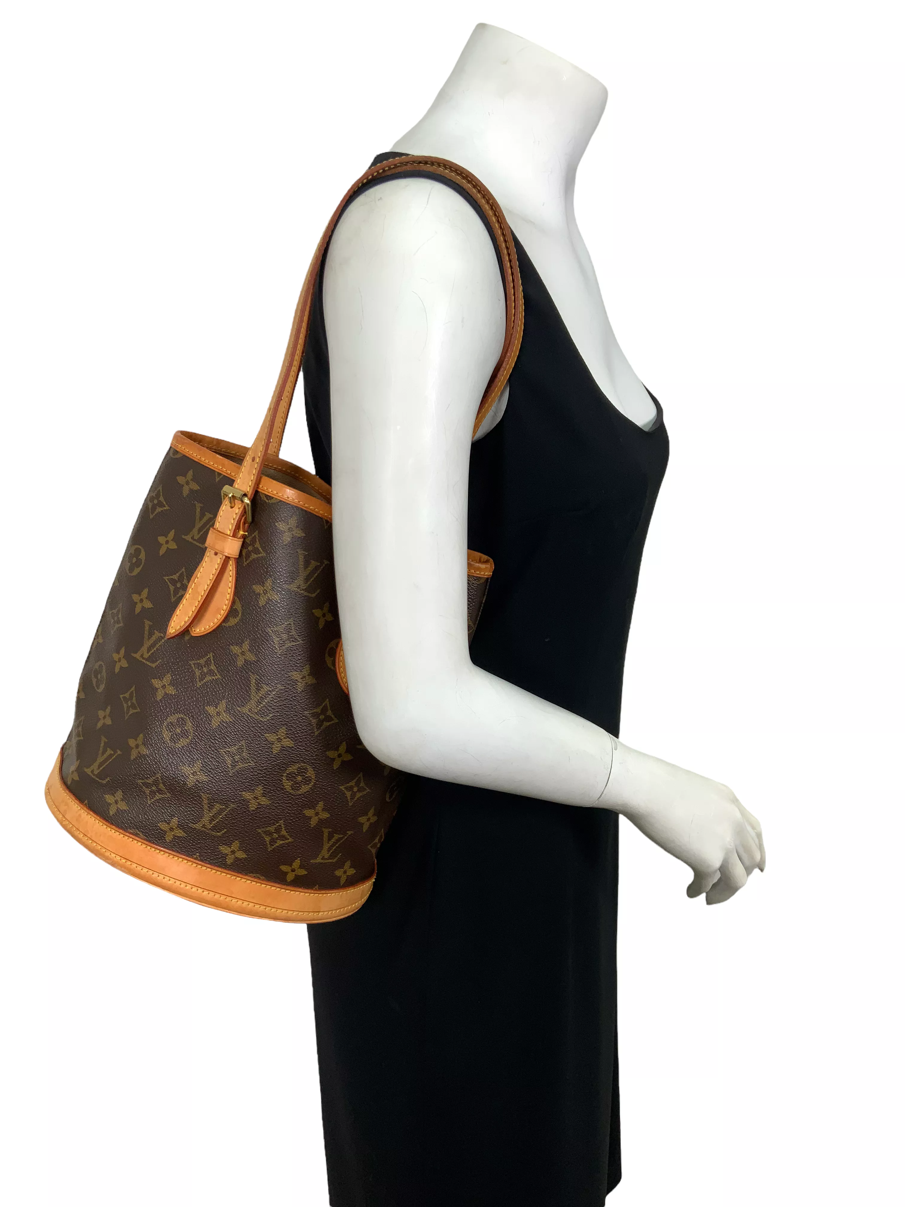 Louis Vuitton Monogram Petit Bucket Bag