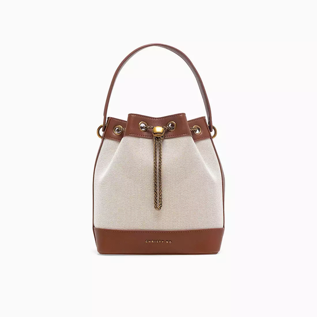 Maria Canvas Bucket Bag