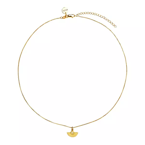 Najo Gold Fan Necklace