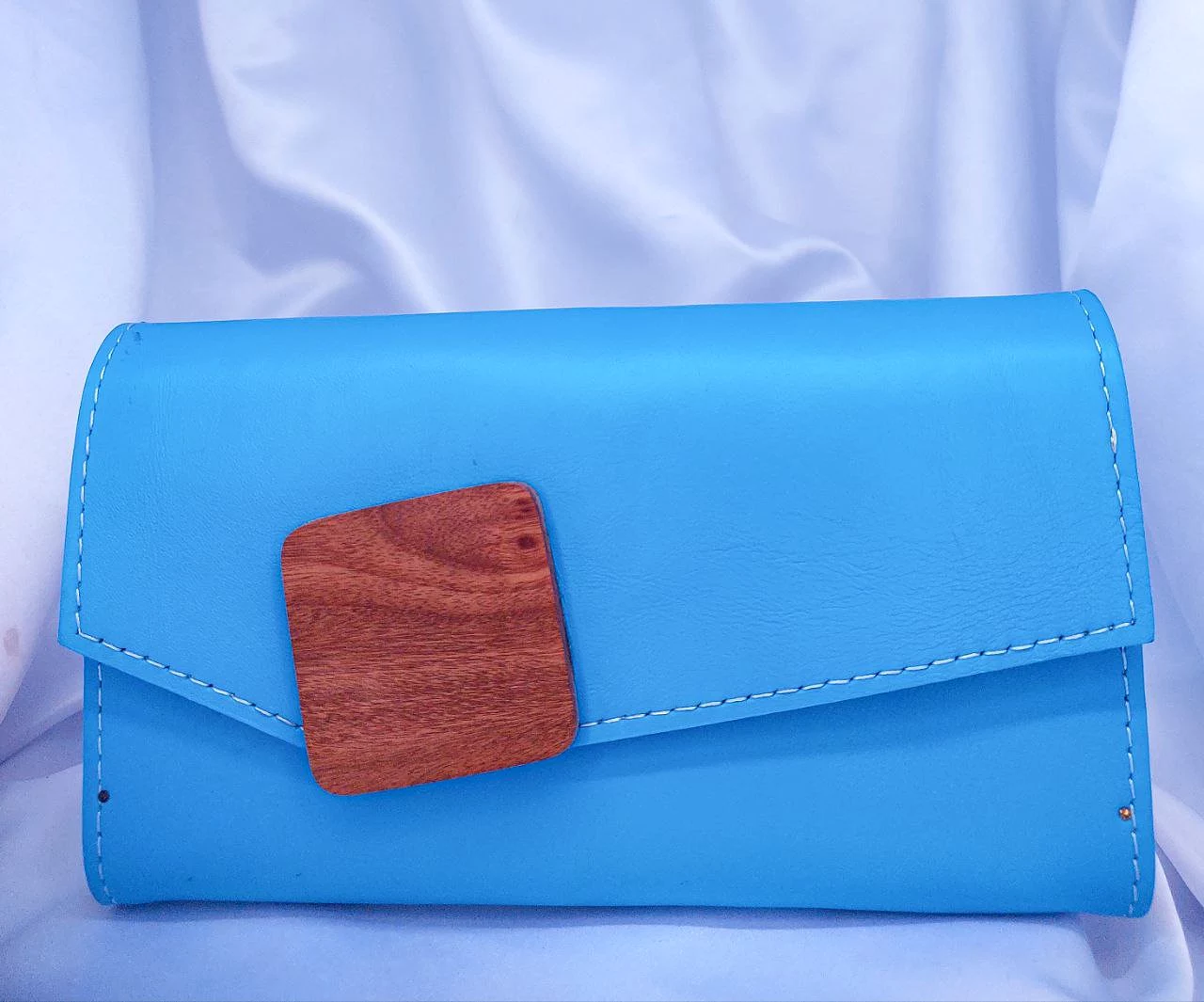 Nana Ama Clutch Purse - Sea Blue