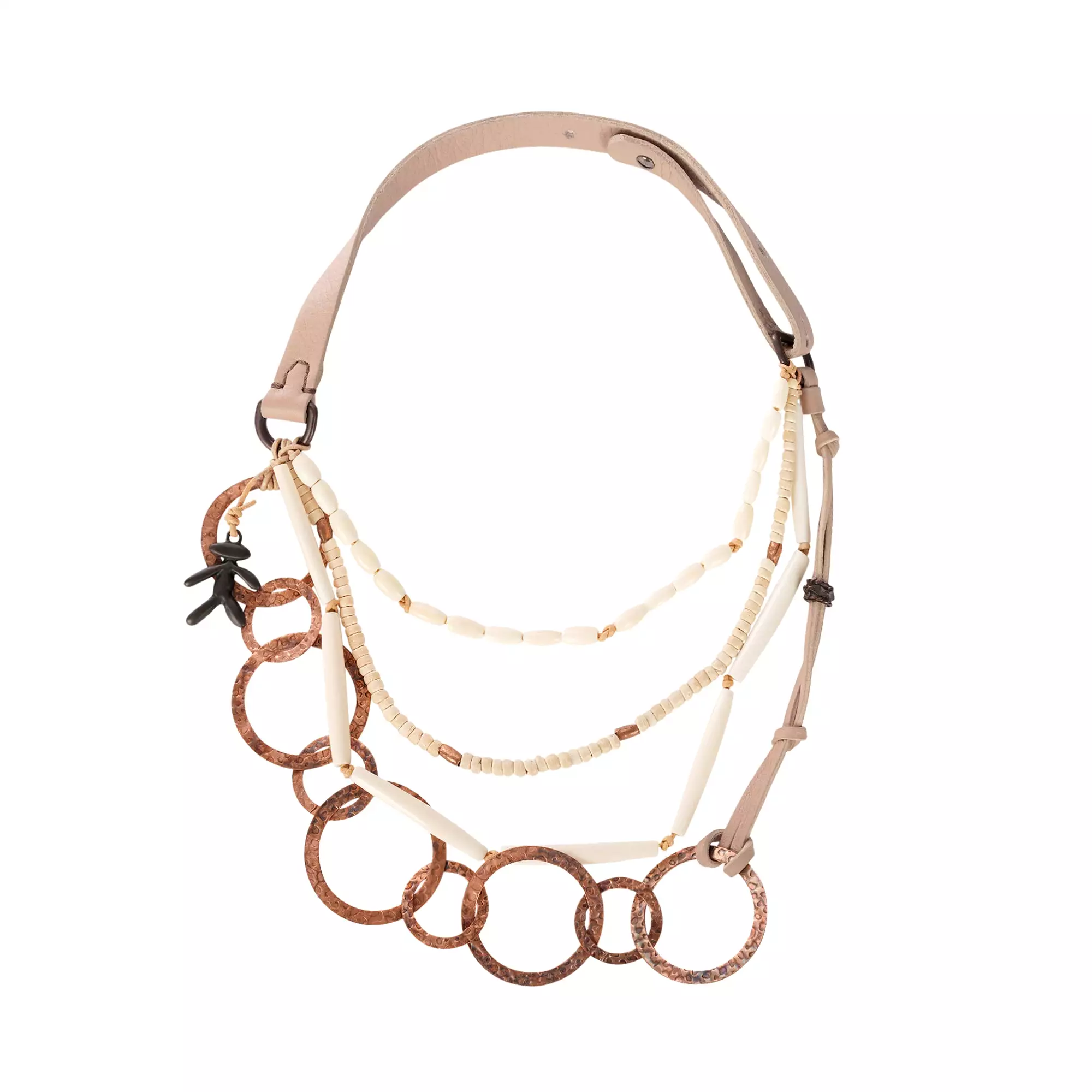 Necklace Togo Mousse Beige