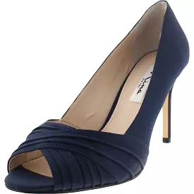 Nina Womens Rhiyana Stiletto Peep Toe Dress Pumps