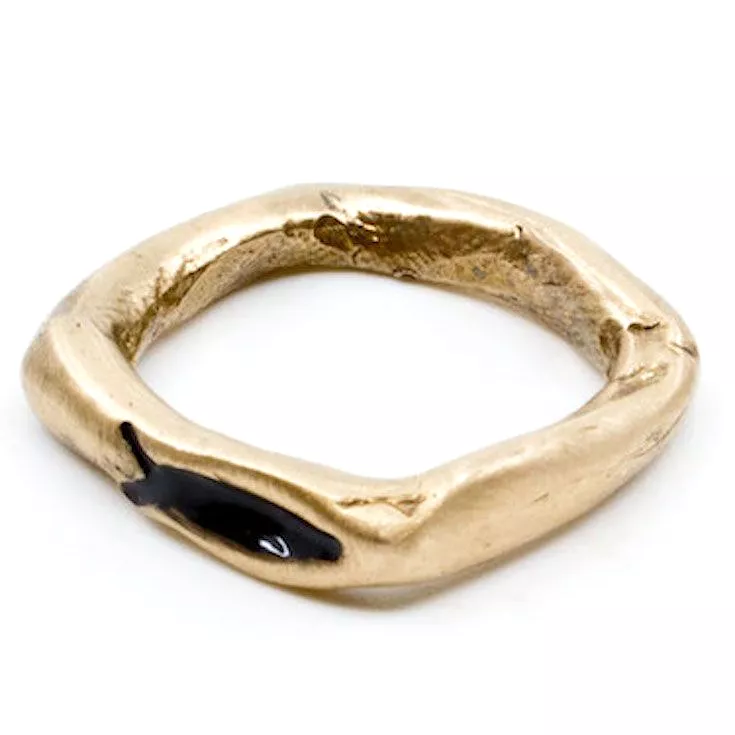 Pesci Che Volano Ambo Fish Bronze Ring