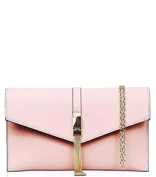 Pink Chain Accent Purse