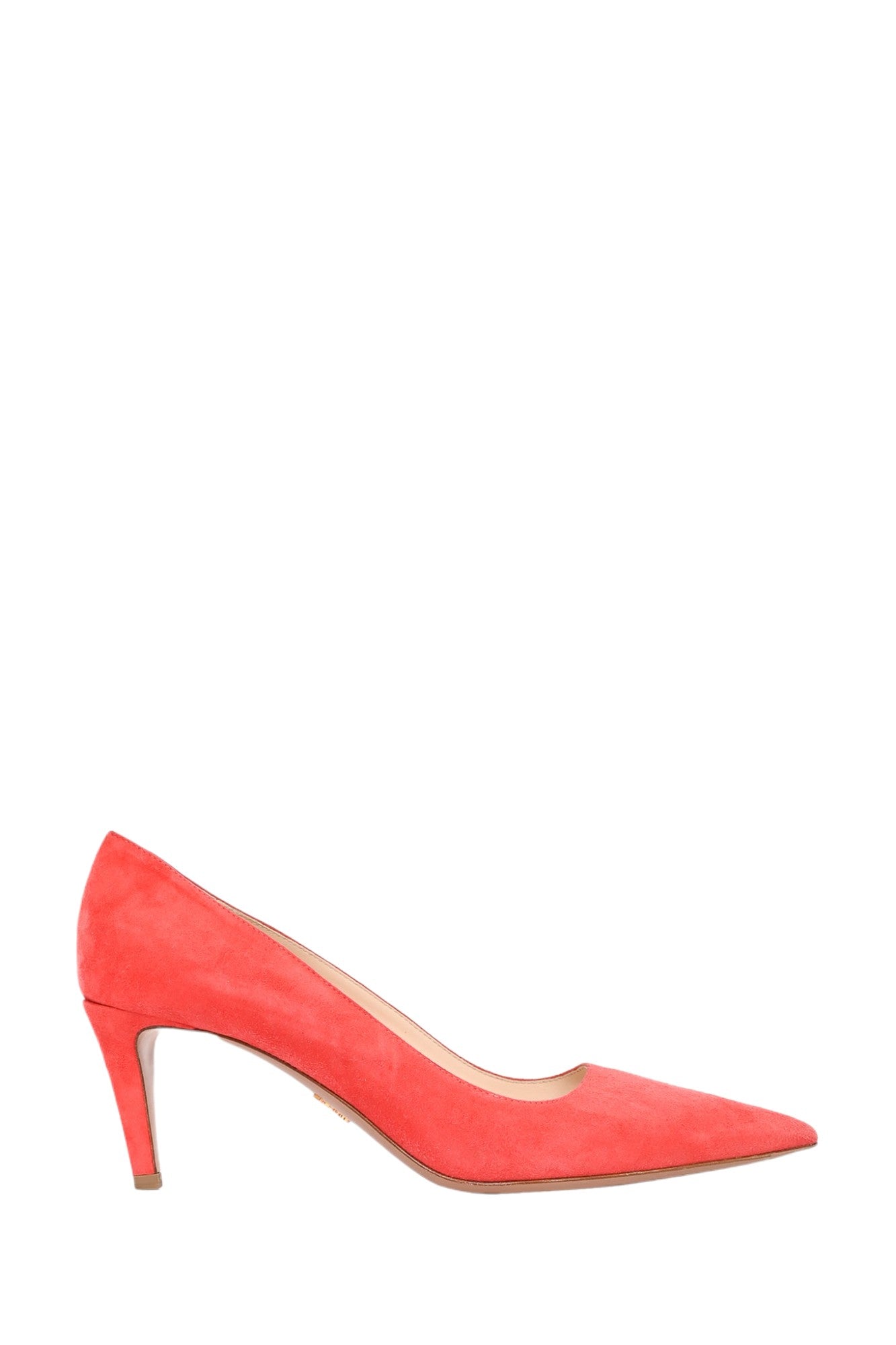 Prada Coral Suede Pointed Toe Pumps Size 40