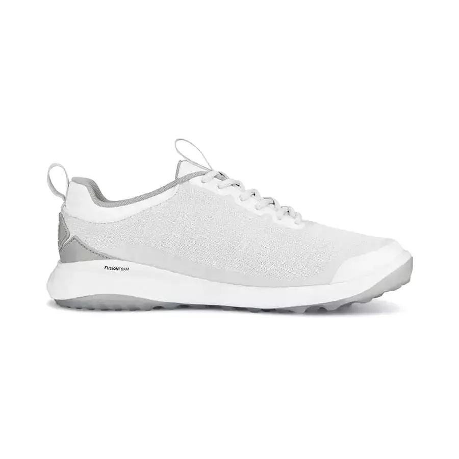 Puma Fusion Pro Men's Spikeless Golf Shoes - White