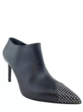 Saint Laurent Studded Pointed Toe Ankle Booties Size 10 NEW