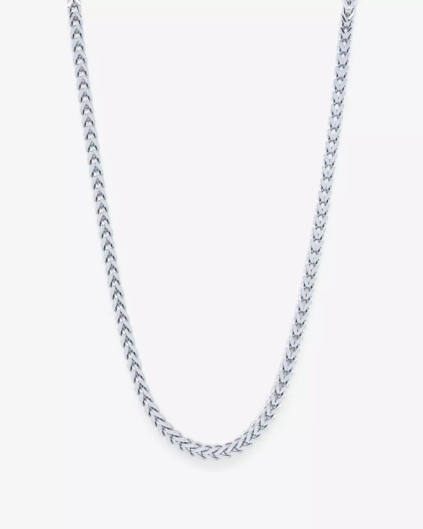 Saint Morta 2.5mm Franco Chain White Gold