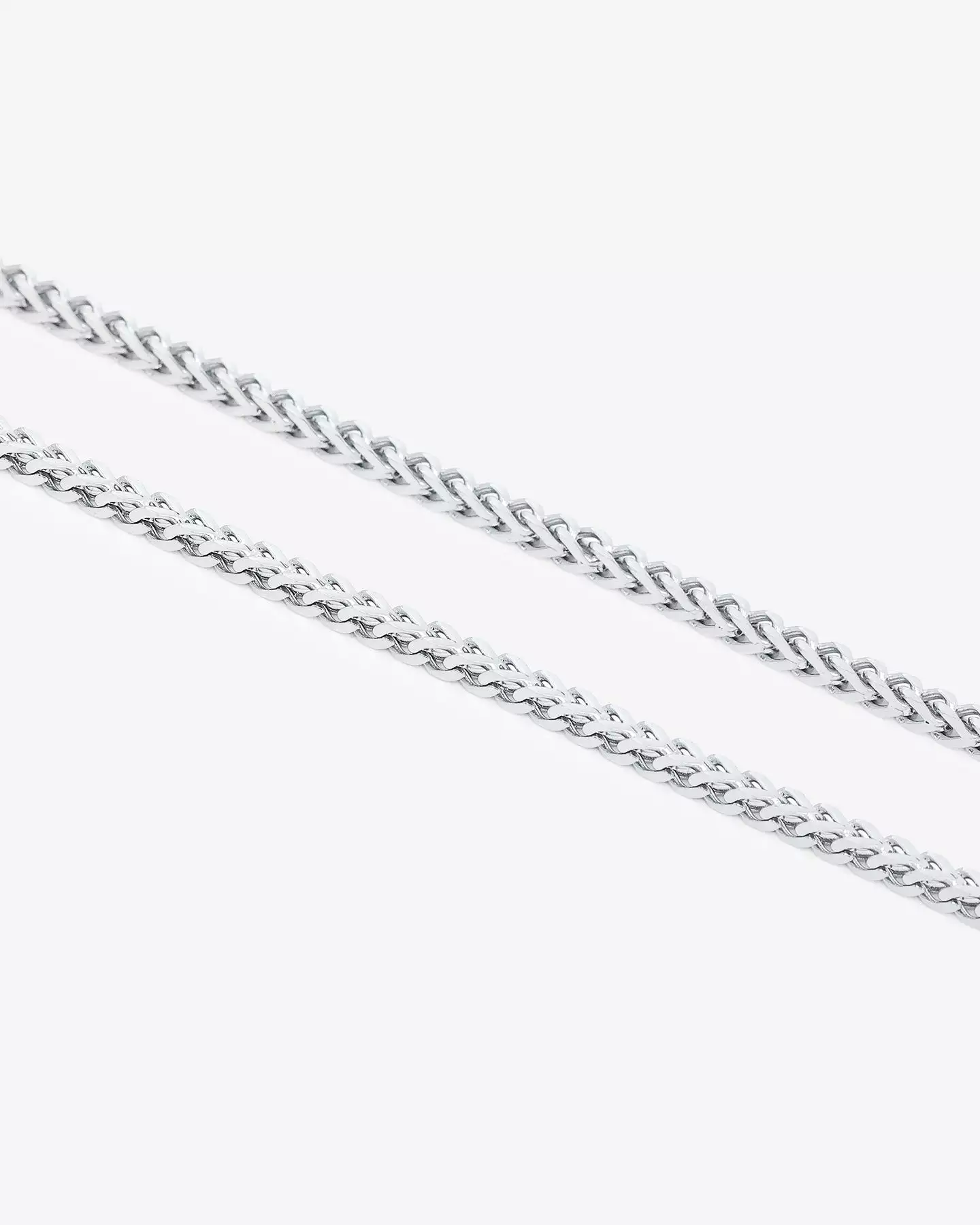 Saint Morta 2.5mm Franco Chain White Gold