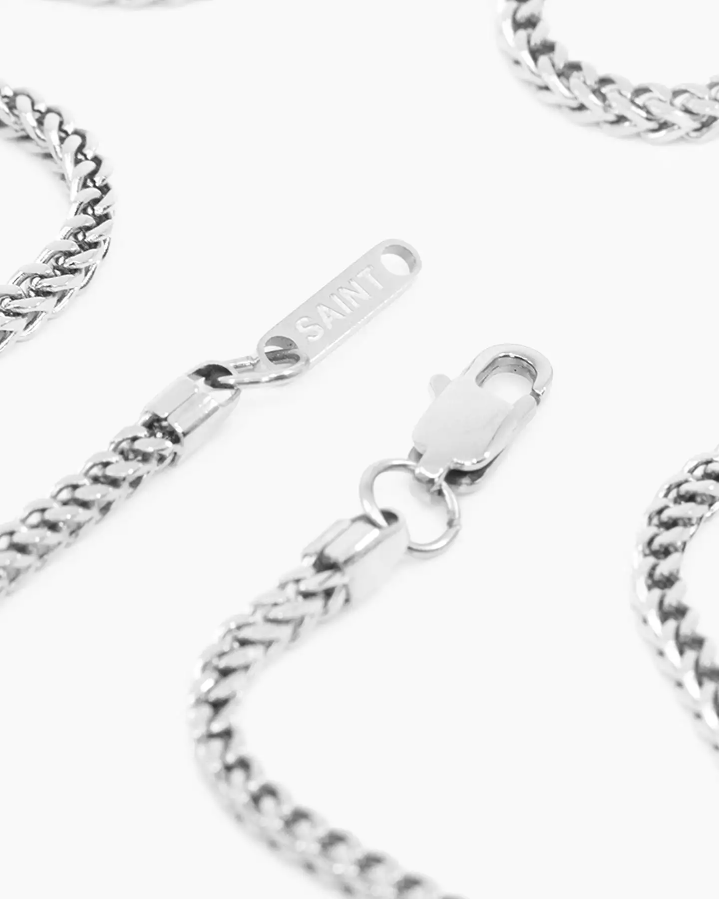 Saint Morta 2.5mm Franco Chain White Gold