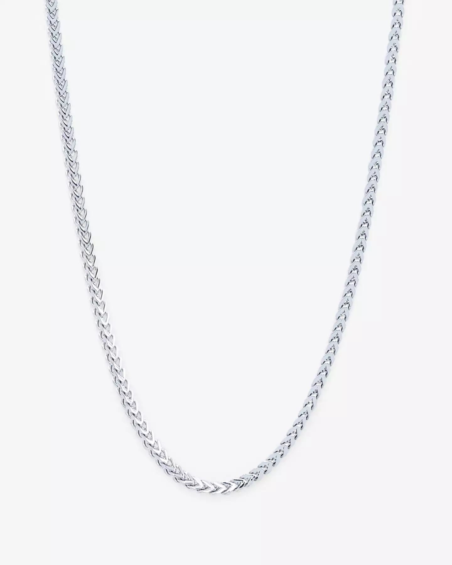 Saint Morta 4mm Franco Chain White Gold