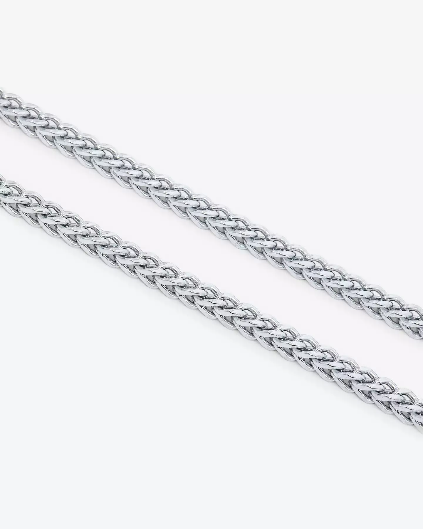 Saint Morta 4mm Franco Chain White Gold