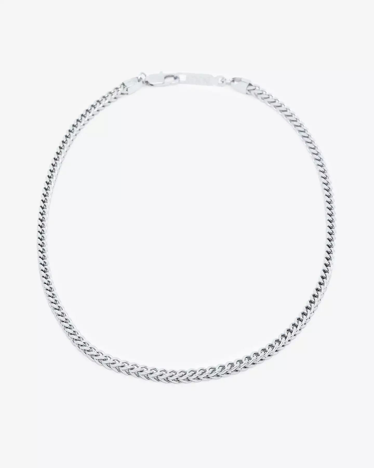 Saint Morta 4mm Franco Chain White Gold