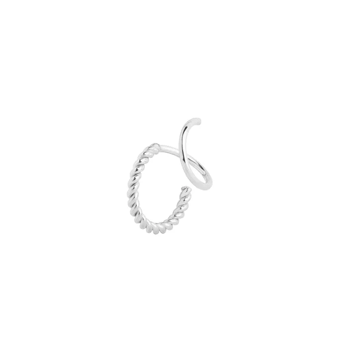 Sofia Twirl Earring, Silver