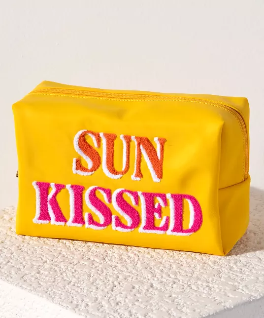 Sun Kissed Zip Pouch - Yellow