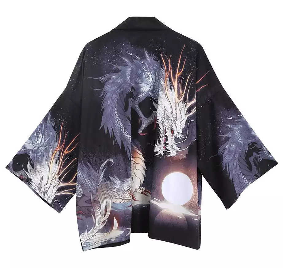 The Sun Dragon Kimono Shirt | Anime Kimono