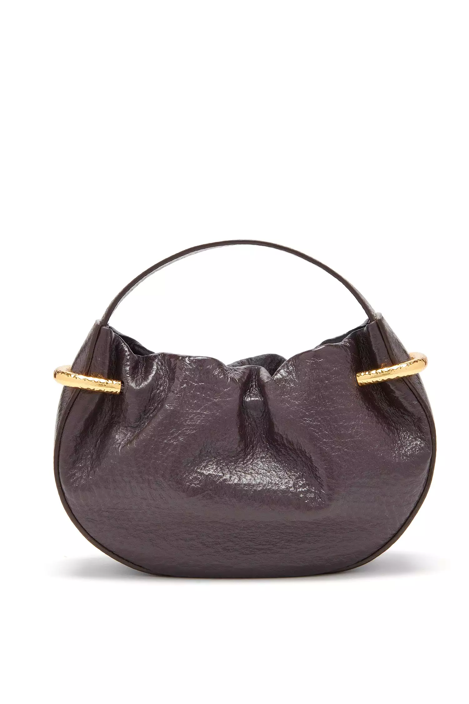 Tilda Ruched Mini Bag - Chocolate