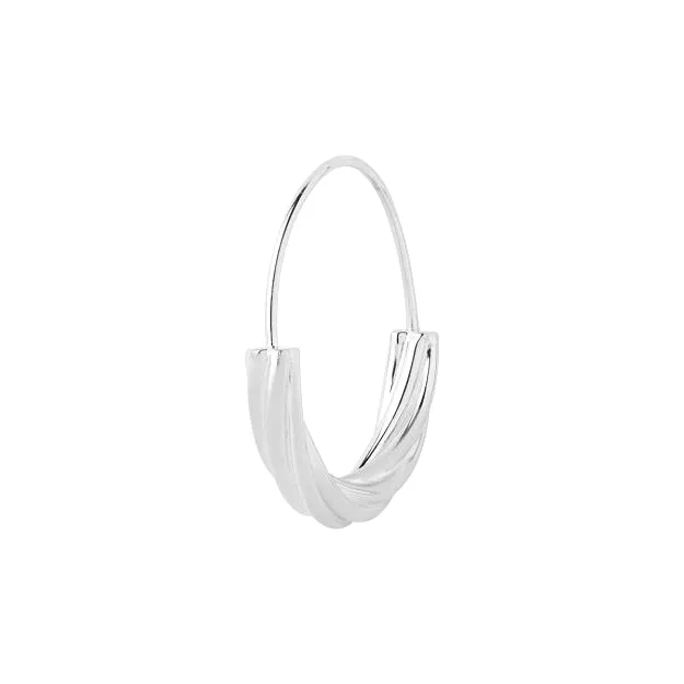 Tove Hoop Small, Silver