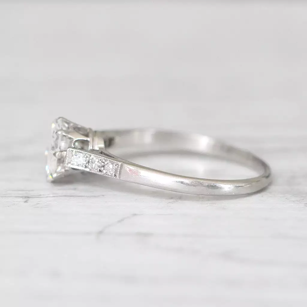 Vintage 1.19 Carat Brilliant Cut Diamond Solitaire