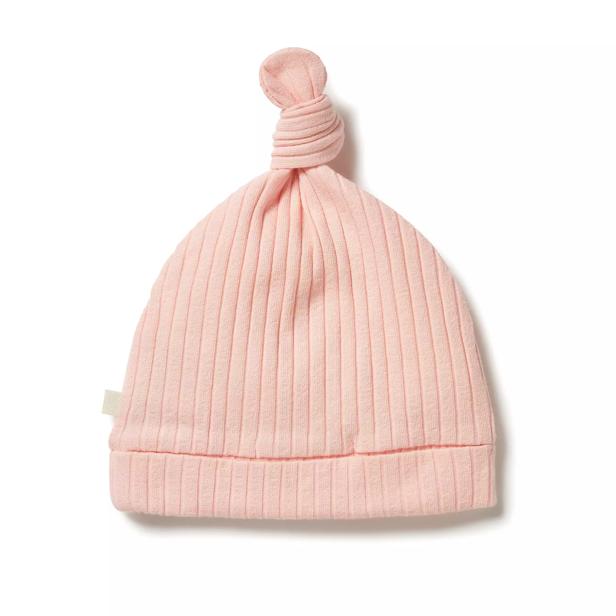 Wilson & Frenchy Organic Rib Knot Hat - Blush