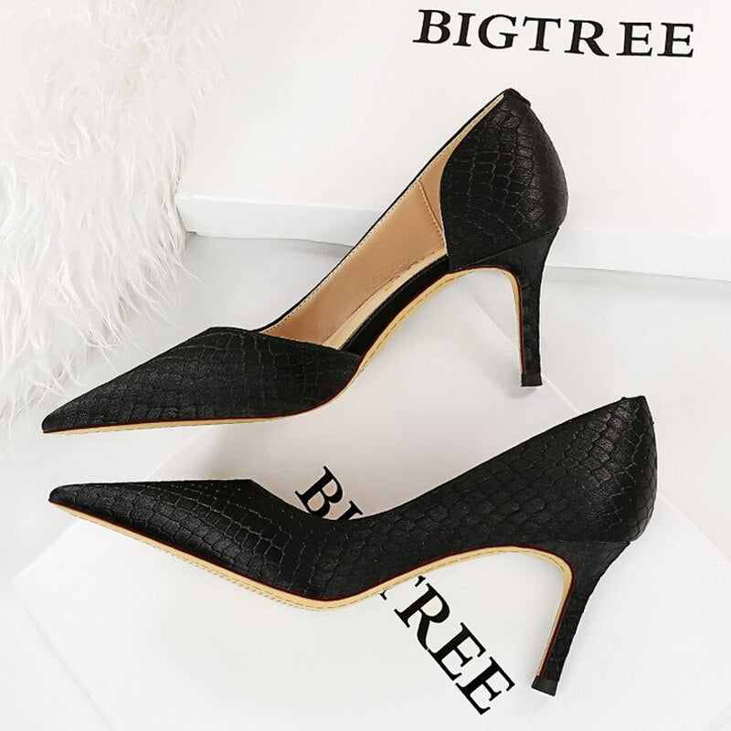 Women Pumps Pointed Toe High Heels Ladies Shoes Fashion Heels